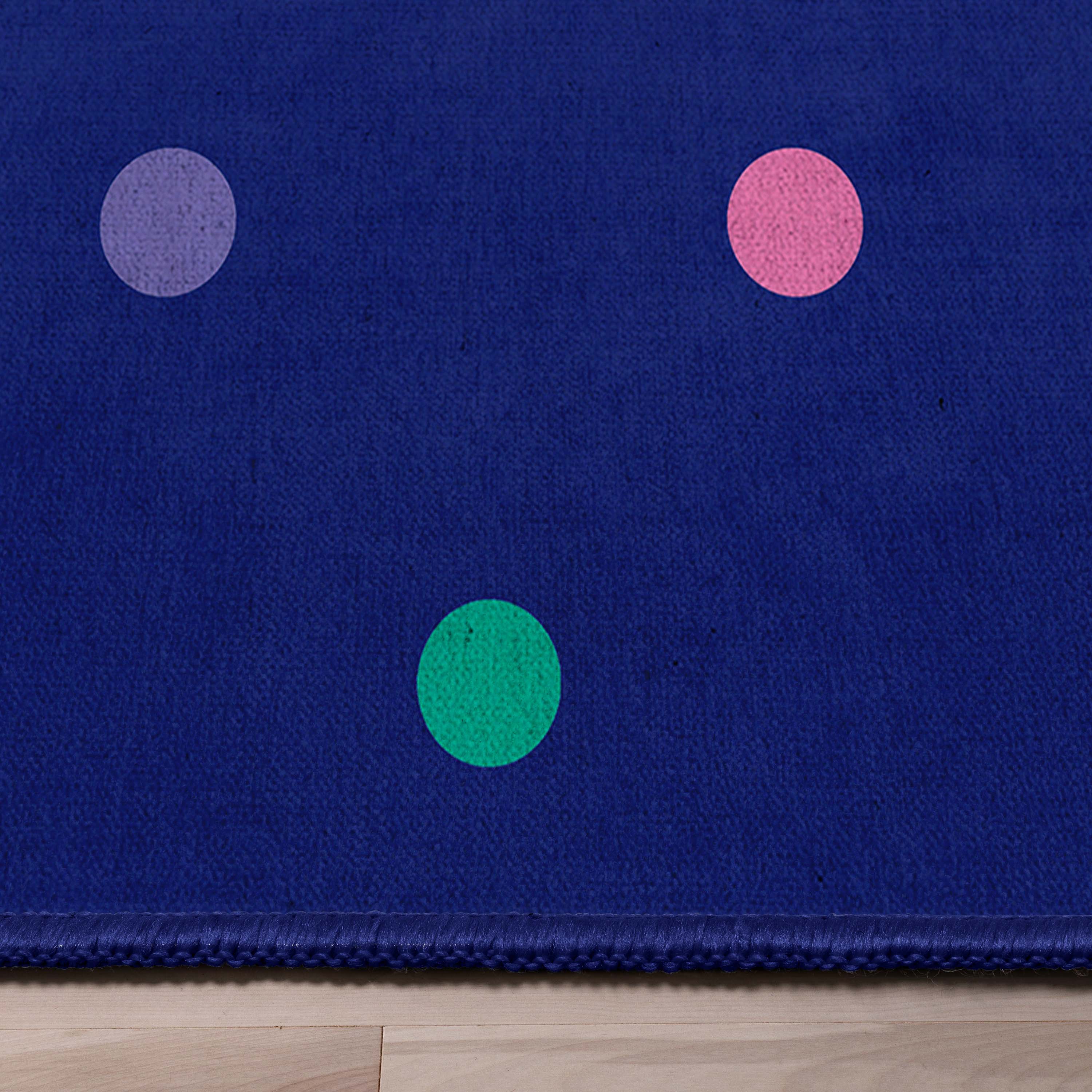Crayola Collection By Well Woven Polka Dot Blue 3'3" x 5' Area Rug