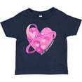thumbnail image 3 of Inktastic Breast Cancer Awareness Pink Ribbon Around Heart Boys or Girls Baby T-Shirt, 3 of 5