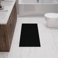 thumbnail image 5 of Ottomanson Plush Shag Bath Rug, Non-Slip Bathroom Mat with Rubber Backing, 24" x 48", Black, 5 of 8