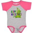 thumbnail image 3 of Inktastic Happy Mardi Gras Big and Little Alligators with Beads Boys or Girls Baby Bodysuit, 3 of 5