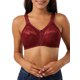 thumbnail image 1 of Sujetador de talla grande para mujer Cobertura completa Bralettes de encaje cómodos sin aros Tomshoo Ropa interior de mujer, 1 of 2