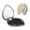 Heart Shape, variant on Kdxio Flamingo And Pineapple Pocket Mirror, 1X/2X Travel Makeup Mirror 2-Sided Folding Small Mirror Portable Double-Sided Magnifying Cosmetic Mirror for Gift-Heart Shape