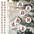 thumbnail image 6 of Moocorvic 26 Initial Letter Snowman Hanging Ornaments, Christmas Decorations Winter Keepsake Ornaments Gifts for Women, Friends & Family Holiday Party(I), 6 of 6
