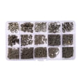 thumbnail image 1 of Juego de suministros para hacer aretes, manualidades para hacer joyas, ganchos para aretes Marrón, 1 of 9
