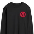 thumbnail image 3 of Marvel The Avengers - Captain America Comic - Adult Long Sleeve Graphic T-Shirt, 3 of 5