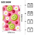 thumbnail image 2 of FORMRS 1-Subject Spiral Notebook 8" x 5" College Ruled 60 Refillable Sheet A5 Hard Cover, Floral Raspberries, 2 of 7