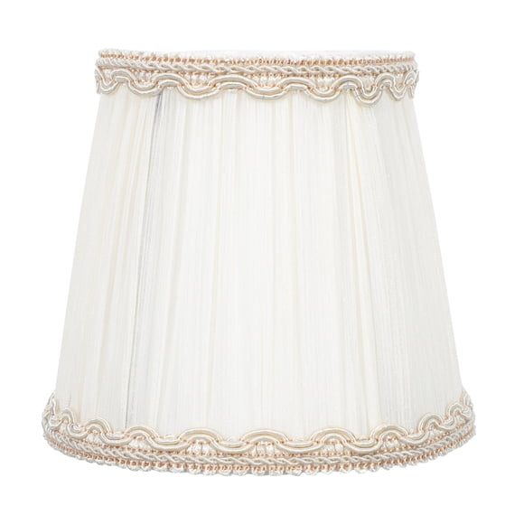 HEALEEP Beige Fabric Floor Lamp Shade for Home Decoration Easy Installation 9.5 x 7.5 Inches