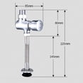 thumbnail image 4 of LSLJS Urinal Toilet Urinal with Curved Pipe Supply, Home Accessories, 4 of 8