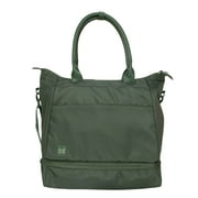 The Home Edit Travel Drop Bottom Weekender Duffel, Green
