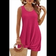 thumbnail image 4 of Vestido de Mujer, Estilo Torcido, Color Rosa y Rojo, Talla XL, 4 of 9