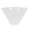 Transparent, variant on BOKYAN Reusable Resin Coffee Filter Cup Conical Hand Brewed Pour Over Coffee Dripper Strainer For Kitchen Home Use Heat Resistant Black 4.72 Inches / 12 cm