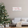 thumbnail image 2 of Naught Or Nice Decisions Humor Holiday Graphic Art Gallery Wrapped Canvas Print Wall Art, 2 of 7