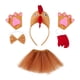 thumbnail image 1 of Disfraz de pollo, novedad, lindo, 5 piezas/conjunto, falda, diadema de pollo, Pascua para Marrón, 1 of 9