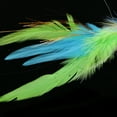 thumbnail image 4 of Moscas de Pesca con Mosca Cola Trucha Salmón Streamer Agua Salada Verde con Anzuelo, 4 of 8