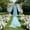 Blue-SB, variant on Wedding Drape, Sheer Chiffon Arch Curtain, Soft Polyester Fabric Panel, Light Flowing Decorative Drapery for Wedding Arch Ceremony Party Chair Backdrop and Romantic Event Styling