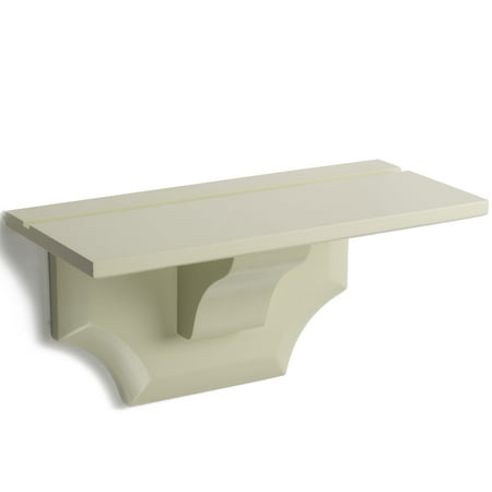 Crown Molding Ledge 12 Inch Floating Shelf Cream Color Traditional Crown Molding Ledge 12 Inch Floating Shelf Cream Color Traditional Decorative Corbel Bracket Style Durable