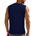 thumbnail image 2 of LIaqionyy Mens Shirts Sleeveless Button down Shirt Workout Muscle Tank Tops Casual Basic Summer Top Clothes, 2 of 7