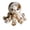 Brown, variant on Rirozkan Octopus Plush Toy, Electric Octopus Toy with Recording Singing Crawling Walking, Rechargeable USB Charging for Interactive Play, Gift, Home Decor