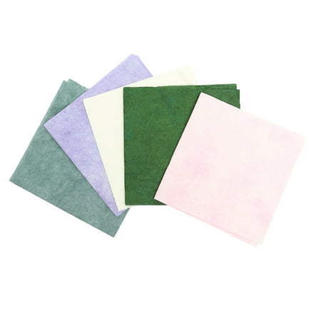 

5pcs Handmade Ink Papers Hand Kneading Papers Flower Wrapping Papers Flower Wrapping Material
