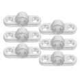 thumbnail image 5 of KAKOWELY awning eyelets caravan 6pcs RV Bottom Mounting Bracket Stainless Steel Awning Bottom Bracket Replacement Awning Support Bracket Robust Awning Bottom Bracket for Awnings, 5 of 5