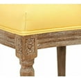 thumbnail image 4 of Zentique B004-Z E272 J Tufted Medallion Yellow Linen Side Chair, 21 x 41 x 19 in., 4 of 4