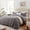 Grey, variant on Quilt Set King Size 3 Pieces, Lightweight Grey Bedspread-98''x106'', Soft Microfiber Summer Quilt/Coverlet,Luxurious Warm Bedding Sets for All Seasons (Includes 1 Quilt, 2 Shams)