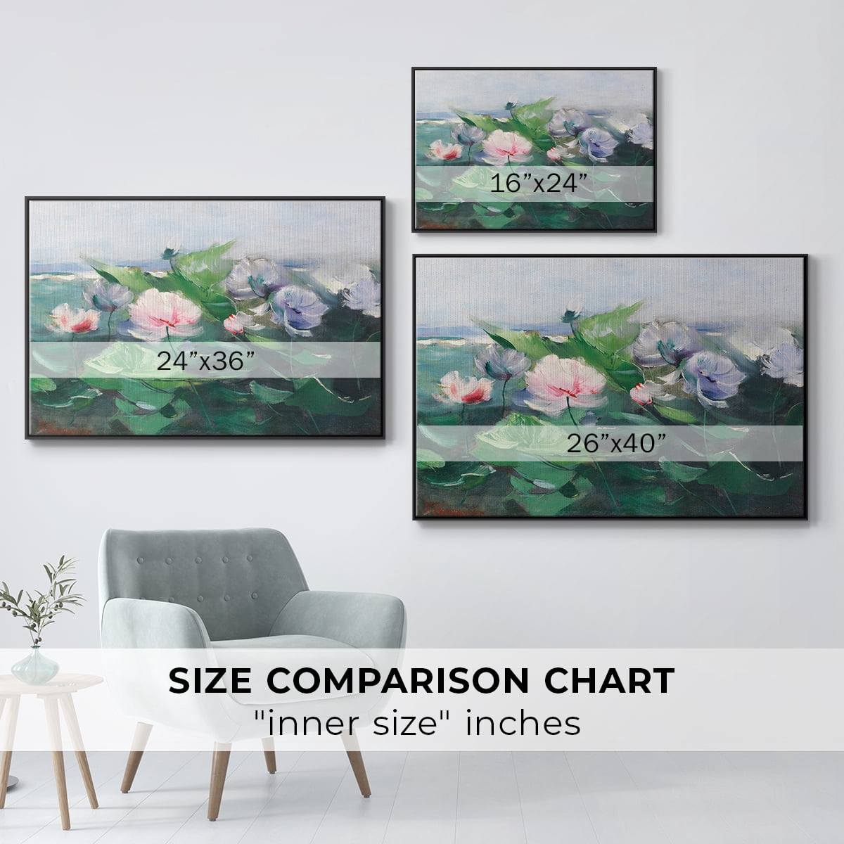 Vintage Botanical Print-LXIX By Wexford Home Framed in Black Wood Gallery Wrapped Canvas 17 in. x 25 in.