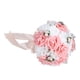 thumbnail image 5 of Ramo de Novia de Simulación Sincero Rosa, 5 of 10