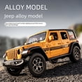 thumbnail image 2 of Simulación 1:22Jeep Wrangler coche en miniatura de aleación Jeep Pull Back Toy Car Pickup modelo de coche, 2 of 5