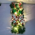 thumbnail image 3 of Guirnalda de escalera navideña, estilo nórdico, hogar, Hotel, decoración navideña, LED de ratán, árbol al revés, 3 of 5