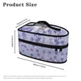 thumbnail image 6 of HELLHERO Portable Steamer Travel Organizer Zipper Lightweight Travel Iron Organizer Protective Butterfly Rabbit(Bag Only), 6 of 6
