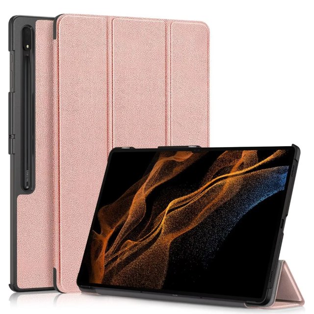 Case For Samsung Galaxy Tab S9 Ultra 14.6 Inch Shockproof Tablet Cover With Auto Wake Sleep Funda For Samsung Tab S9 Ultra Case Rose gold Tab S9 Ultra 14.6in