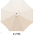 thumbnail image 2 of Funda de Recambio Para Sombrilla, 8 Varillas, 3 M, Impermeable, Anti-uv, Tela de Recambio, Beige, 2 of 3