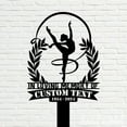 thumbnail image 5 of Handmadetneonsign Gymnastic Memorial Metal With Stake, Athlete Stake Metal Name Sign Stake, Yard Metal Stake Decor 59136, 5 of 5