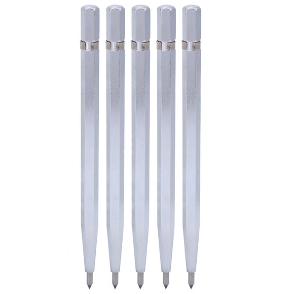 5 piezas de bolígrafo de grabado con punta de carburo para marcar con diamante, herramienta de trazado de cerámica, vidrio, metal y madera