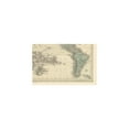 thumbnail image 2 of Historic Map - Mercator Projection  - Vintage Wall Art, 2 of 4