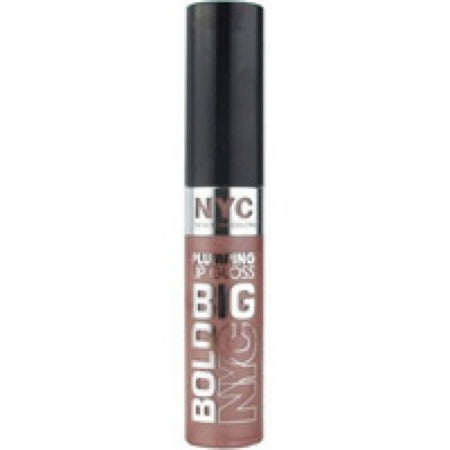 NYC New York Color Big Bold Plumping Lip Gloss, Colossal Cocoa