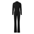 thumbnail image 4 of LINGLANG Fall Outfits For Women 2025 Sets Sweatsuits Set 2 Piece Outfits Sexy Long Sleeve Bodysuits Top Pants Sets Tracksuits Casual Sweatsuit Lounge Set Matching Sets, 4 of 6