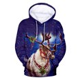 thumbnail image 2 of Suéter de Navidad informal de moda para hombre, suéter con capucha y estampado Digital de vellón Pompotops oipoqjl16517, 2 of 5