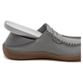 thumbnail image 5 of HOBIBEAR Women's Leather Loafers|Slip On Wide Toe Box Comfortable Barefoot Flats, 5 of 6