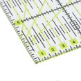 thumbnail image 2 of Acrylic Quilting Ruler, Two-Tone Grid, Clear Square, for Quilting and Sewing, 2 of 2