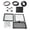 L, variant on Replacement Fish Tanks Guard Net Prevents Jumping Includes Sturdy Mounting Holders