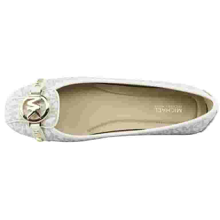 フラットシューズ COCCINELLE Woman Flat shoes White E4SF9160201 965 Michael Kors Women's 49T8FUFR1B-149-9.5 Fulton Moccasin