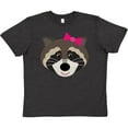 thumbnail image 3 of Inktastic Raccoon Girl Animal Youth T-Shirt, 3 of 5