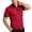 Wine, variant on LTTVQM Mens Casual Polo Shirts 2026 Classic Short Sleeve Golf Shirt Fashion Button Cotton Top with Pocket Saffron L