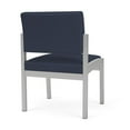 thumbnail image 3 of Pemberly Row Reception Waiting Armless Guest Chair / Silver Steel / Blue, 3 of 5