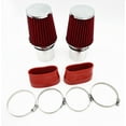 thumbnail image 1 of AirX Racing Dual Air Intake Filter Kit For 2008 2009 2010 2011 2012 Mercedes Benz With C300 3.0L V6 Engine (Red), 1 of 2