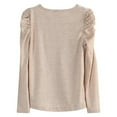 thumbnail image 2 of Richie House Girls' Warm T-shirt With Lace And Tulle In Front RH1492, 2 of 2