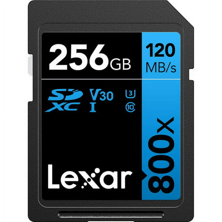 Lexar 256GB High-Performance 800x UHS-I SDHC Memory Card for Lexar 256GB High-Performance 800x UHS-I SDHC Memory Card for