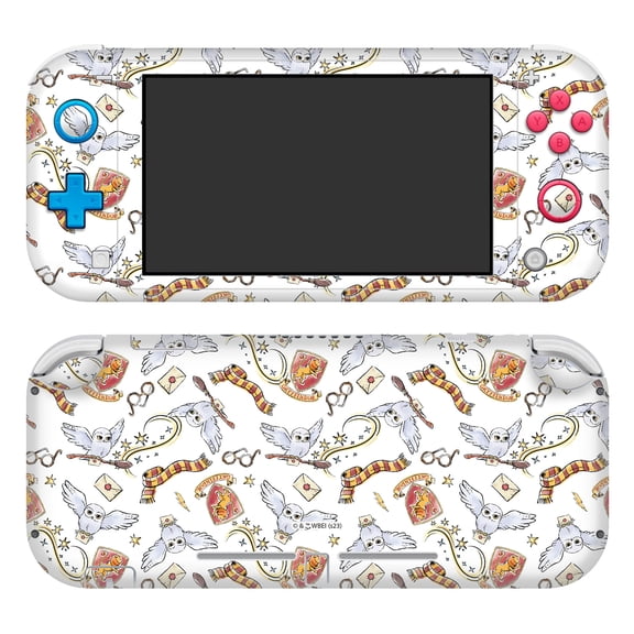 Head Case Designs Officially Licensed Harry Potter Graphics Hedwig Owl Pattern Vinyl Sticker Skin Decal Cover Compatible with Nintendo Switch Lite